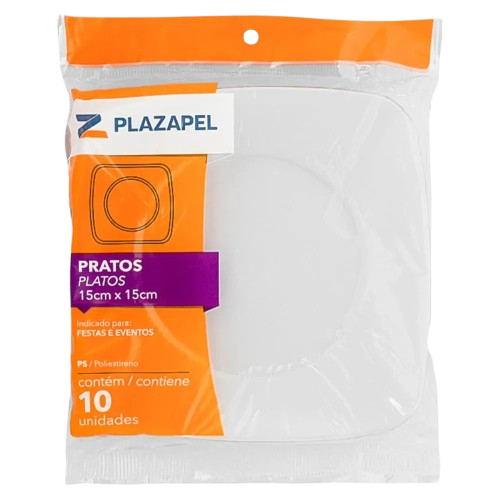 Prato Plazapel 15x15cm